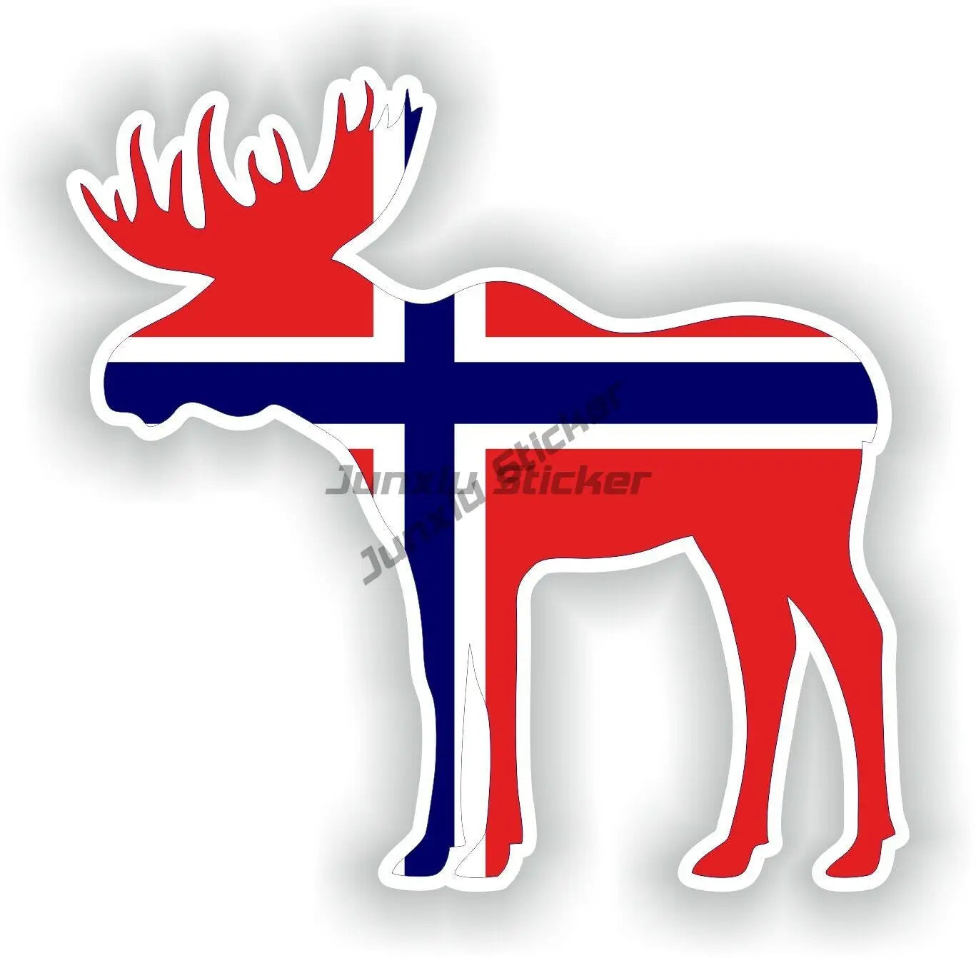 NOR Norway Flag Map Emblem Creative PVC Car Stickers for Car Van Motorcycle Helmet Window Wall Decoration Accessorie