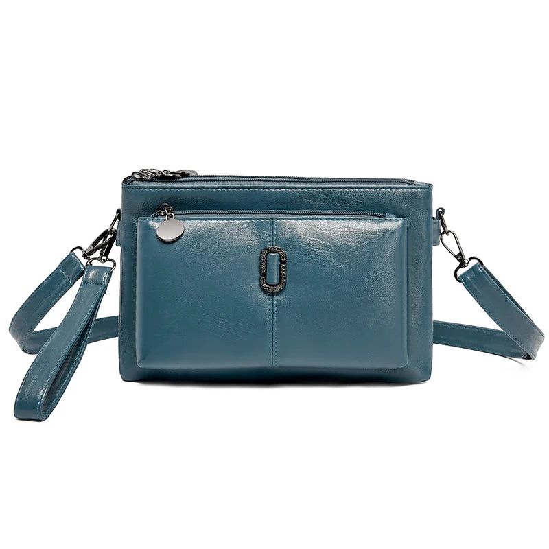 Fashion Women's Small Purse PU Leather Luxury Multi Layered Messenger Handbag