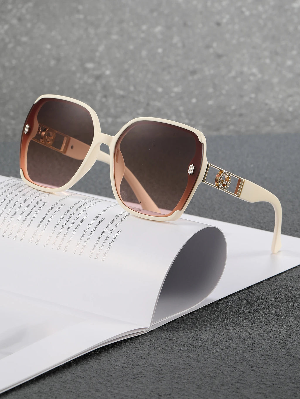 5 New sunglasses for women: UV-resistant sunglasses for women, high-end look, versatile for large faces, slimming glasses, high-