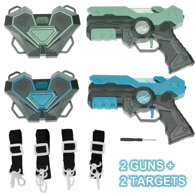 Infrared Toy Guns Play Set kids Laser Tag Battle Game Laser Strike Electric gun Weapon Pistol For Boys Children Indoor Outdoor