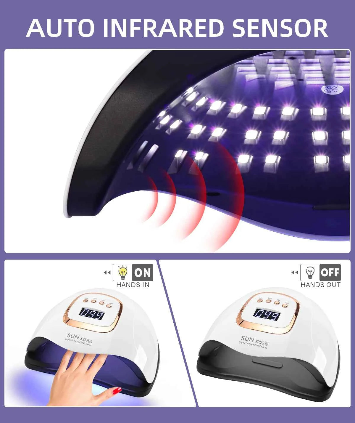 UV LED Nail Lamp 380W Nail Curing Lamps