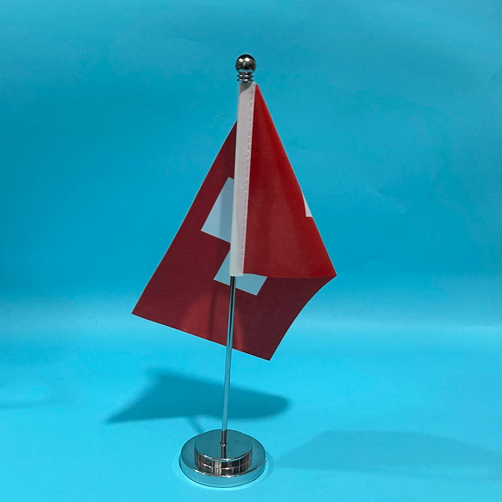 90X150cm Switzerland Flag Polyester 14x21cm swiss hand flag / string flag / desk flag 8x12cm Switzerland car flag for Decoration