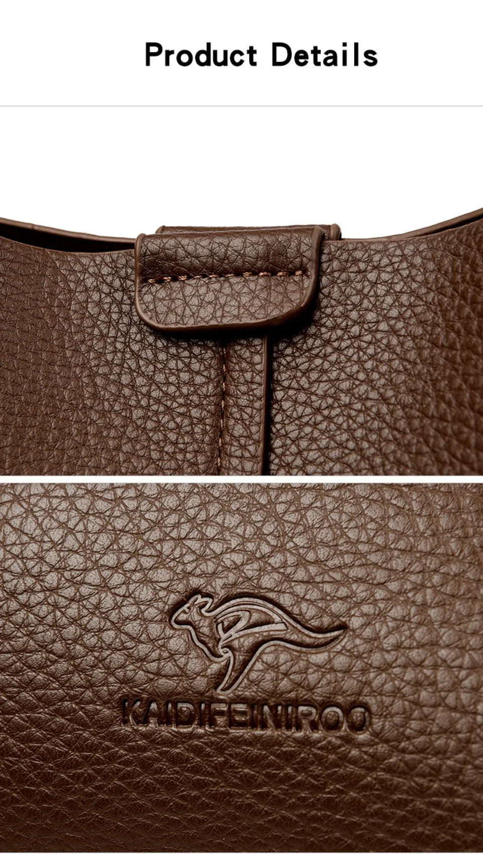 High Quality Pu Leather Purse Ladies Shoulder Crossbody Bag Medium Casual Tote Bag