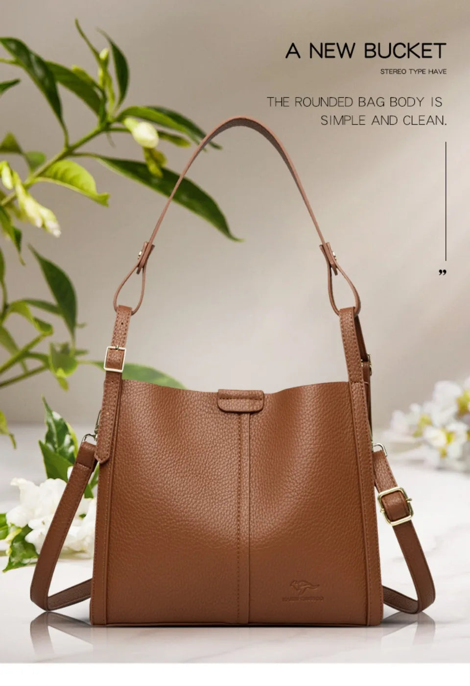 High Quality Pu Leather Purse Ladies Shoulder Crossbody Bag Medium Casual Tote Bag