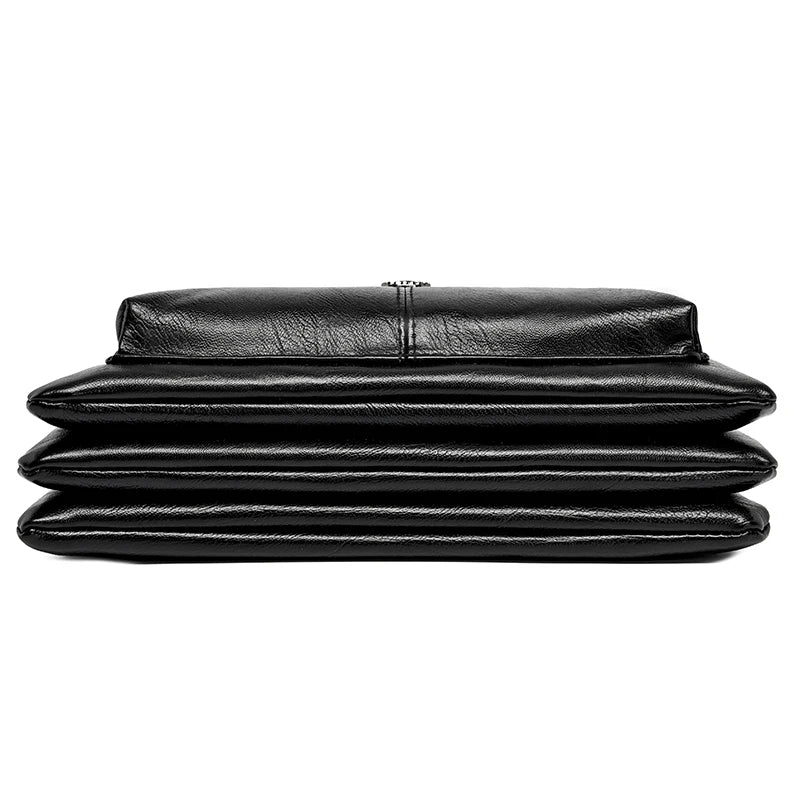 Fashion Women's Small Purse PU Leather Luxury Multi Layered Messenger Handbag