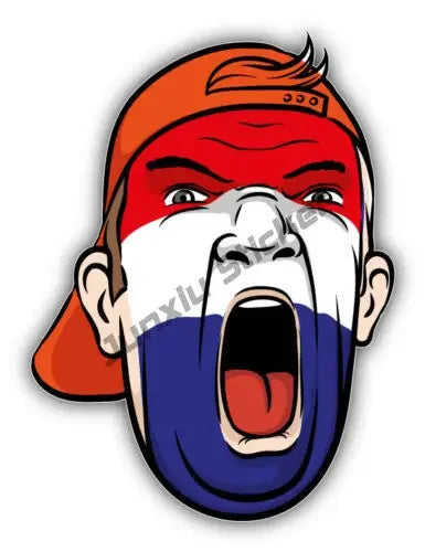 Netherlands Flag Naval Jack Flag  Decal Netherlands Football Amsterdam Flag Waterproof Sunscreen Decal Accessories Sticker