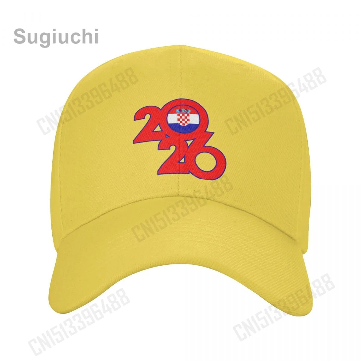 Croatia Flag With 2026 Baseball Cap Sun Breathable Adjustable Men Women Outdoor Soccer Hat For Fans Gift