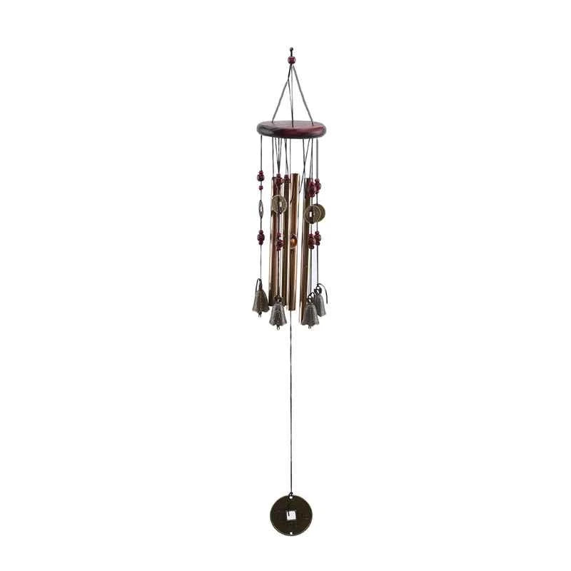 Living Wind Chimes Yard Garden Decor Copper Wind Chimes Outdoor Antique Tube Bells Wall Hanging Home Decoration