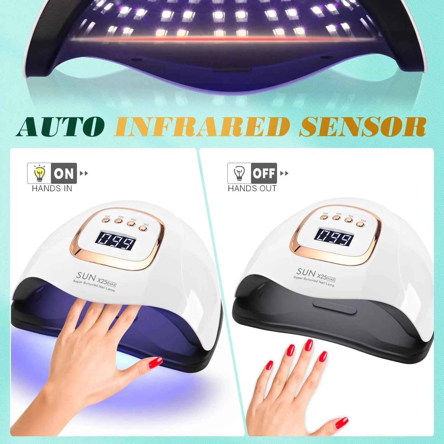 UV LED Nail Lamp 380W Nail Curing Lamps