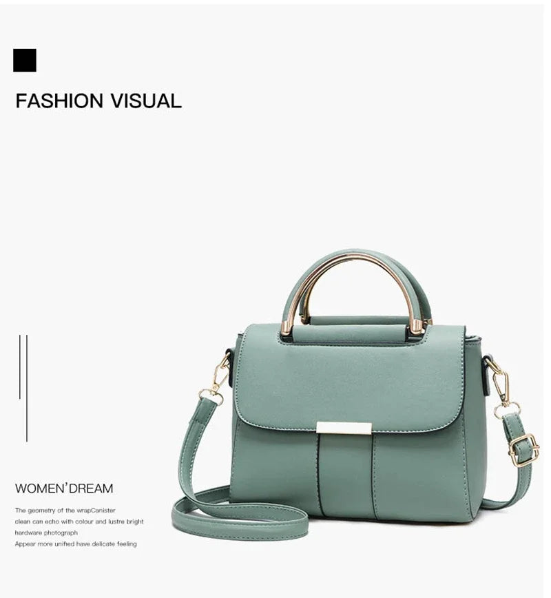 PU Leather Handbag Purse Women's Bag Trend Designer Shoulder Crossbody Sac Lady Messenger Small Tote Hand Pouch