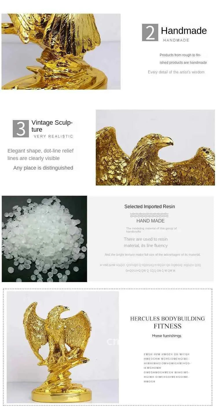 New Decoration Living Room European Style Creative Open Home Modern Sculpture Resin Angel Art Accessories Statue Art Eagle Home