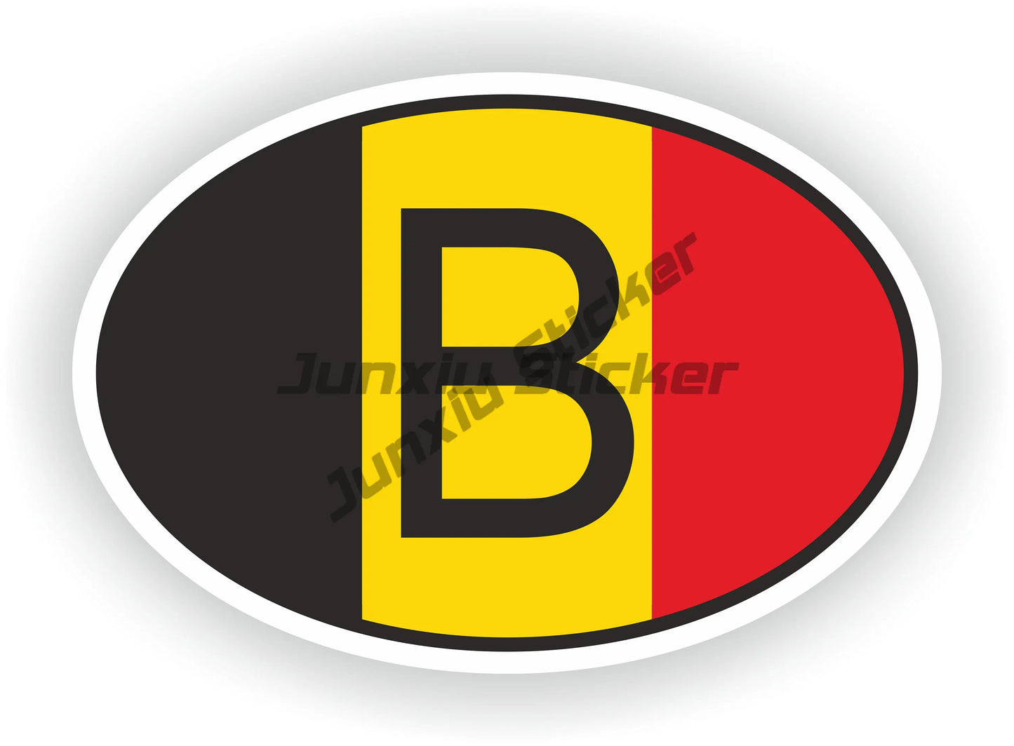 Belgium Flag Soccer Football Fans Ball Sticker Flemish Flanders Belgium Flag Crest Symbol Vinyl Decal Decoration for Suv Auto