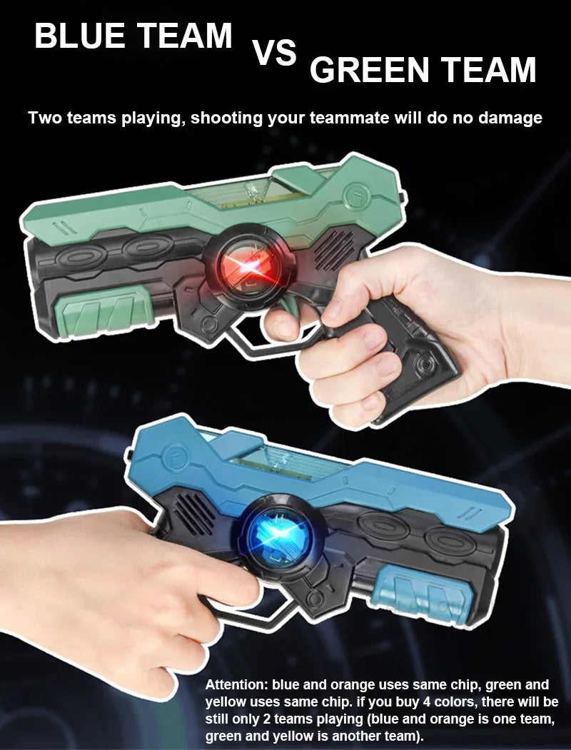 Infrared Toy Guns Play Set kids Laser Tag Battle Game Laser Strike Electric gun Weapon Pistol For Boys Children Indoor Outdoor
