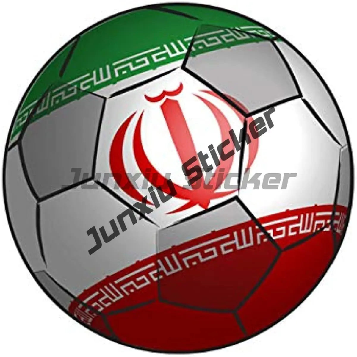 Flag Soccer Club Fan Girl Sticker Cartoon Funny Flag Soccer College Sport Decal Stickers for Cars Helmet Motorcycle Stickers