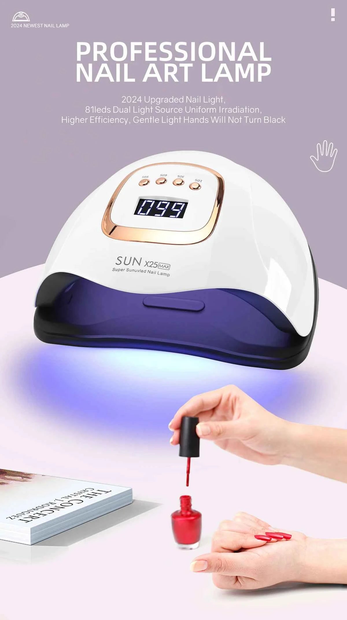UV LED Nail Lamp 380W Nail Curing Lamps