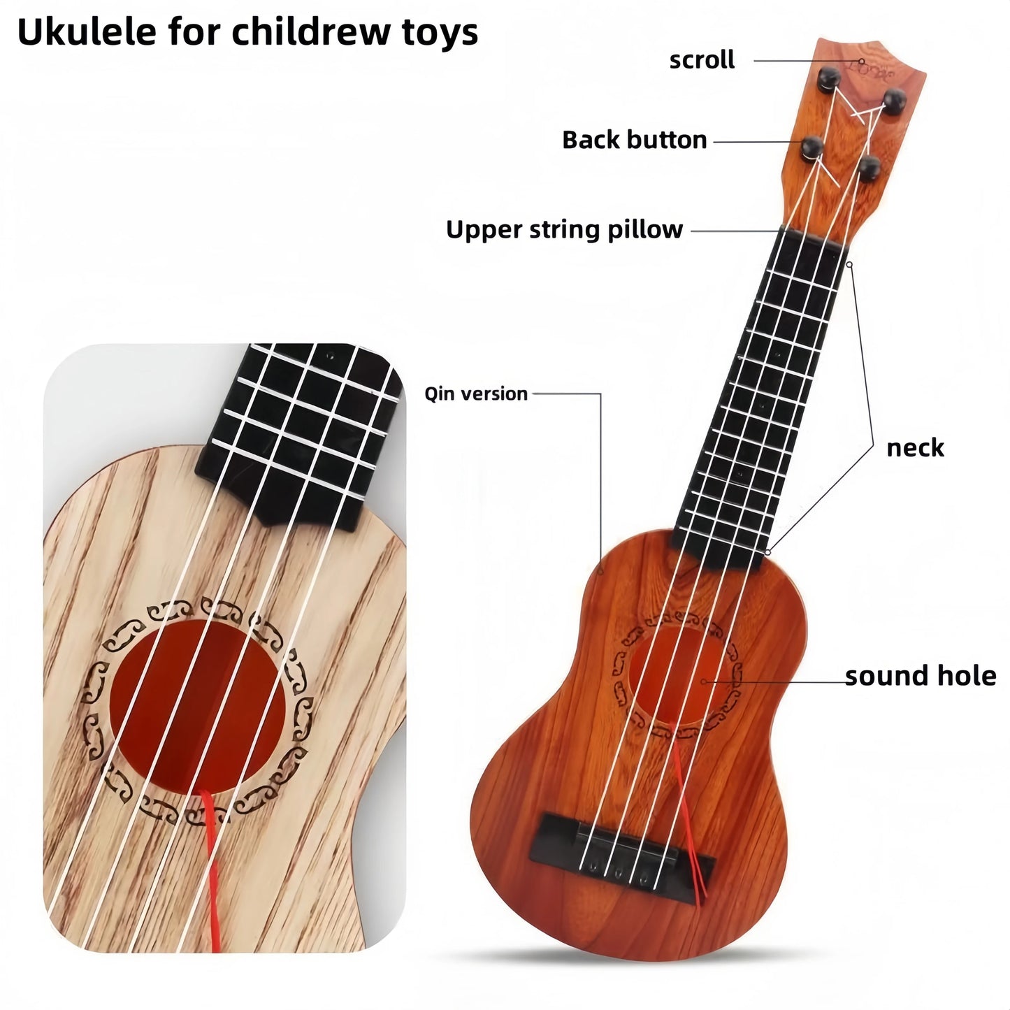 Children's toy guitar and string instrument toys, ukulele toys puzzle educational music toys stimulate children's musical talent