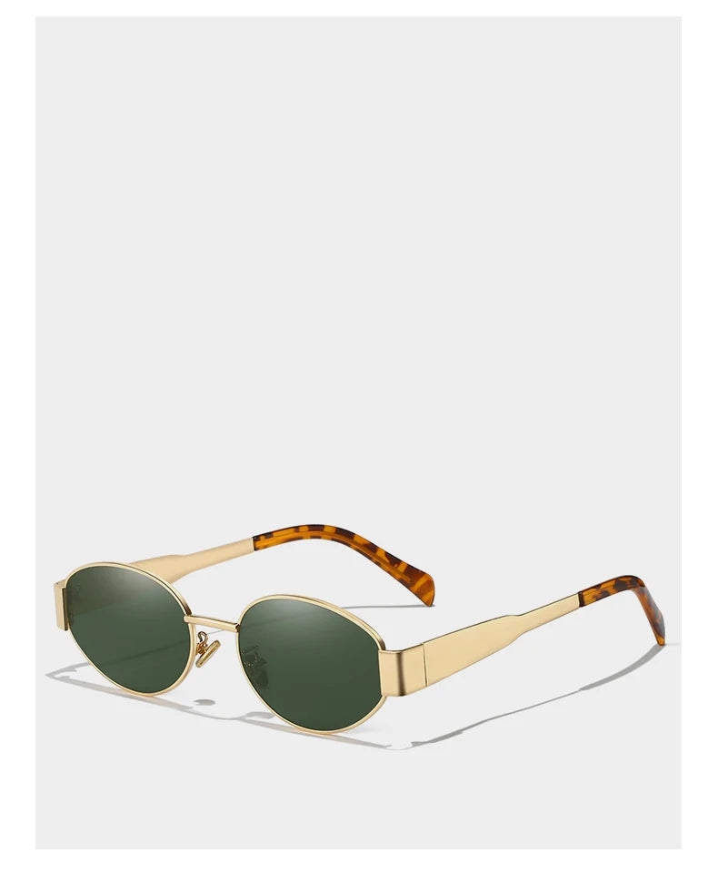 New Sunglasses For Women And Men Sun Glasses Alloy Oval Eyewear