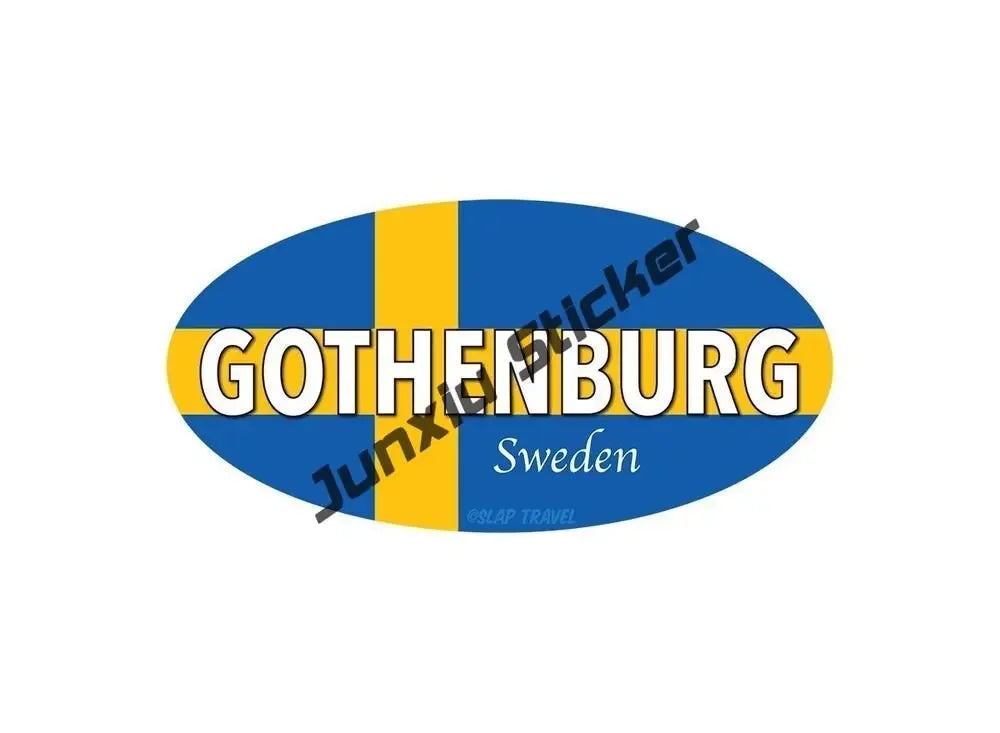 Sweden Flag Wings Creative Motorcycle Car Stickers Decal Anime Cute Accessories Swedish Air Force Decoration Glue Sticker