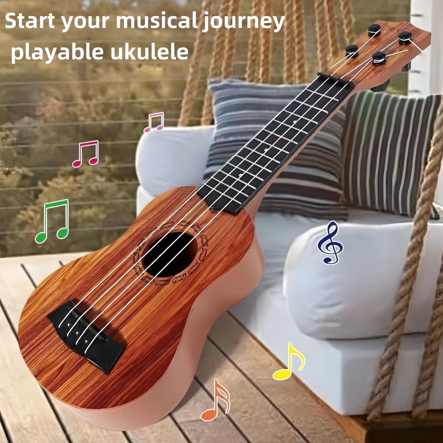 Children's toy guitar and string instrument toys, ukulele toys puzzle educational music toys stimulate children's musical talent