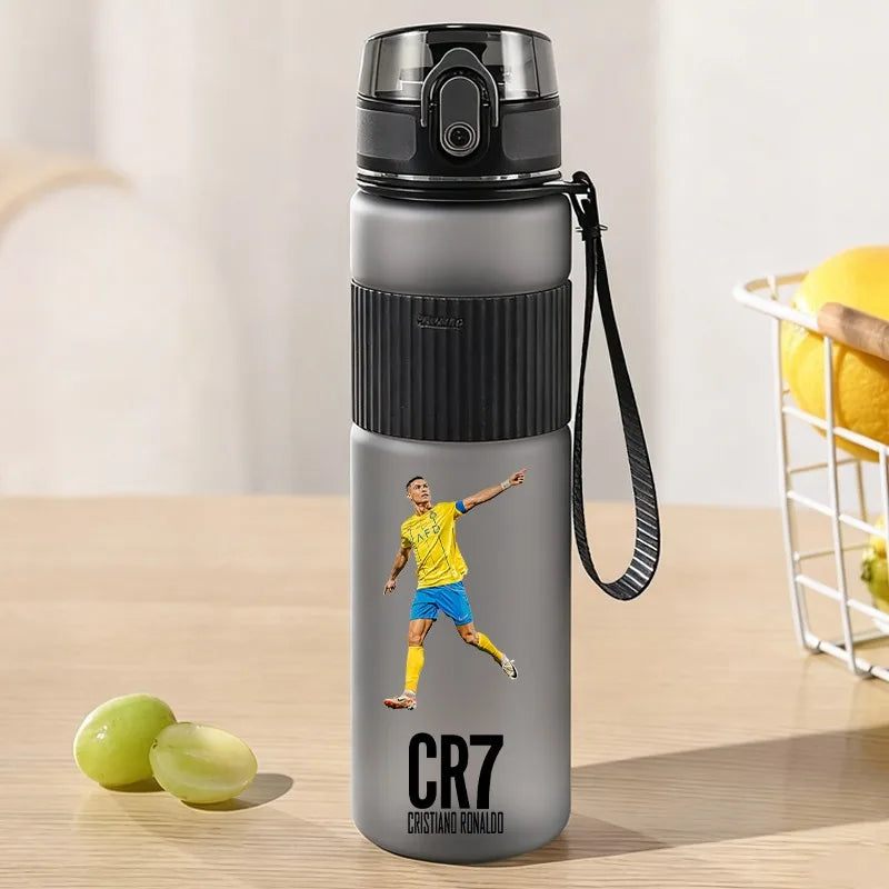 550ml CR7 Sports Water Bottles Football Star Ronaldos Frosted Bottle Outdoor Travel Gym Fitness Jugs Portable Drinking Cups Gift