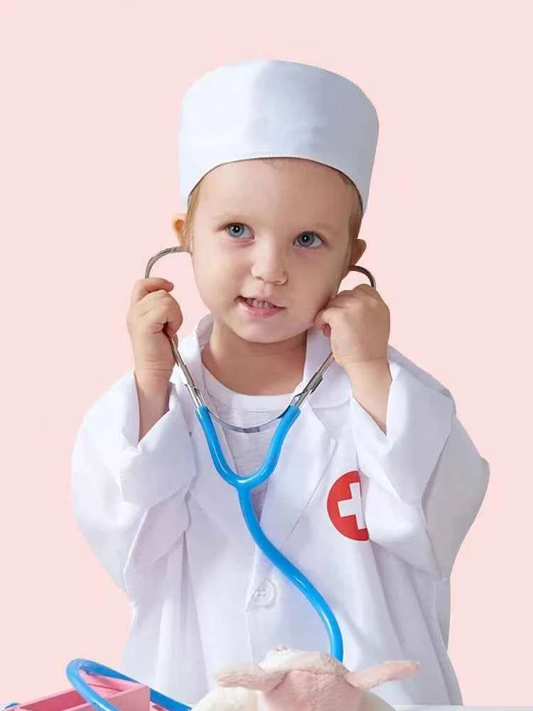 Kids Stethoscope Toy Simulation Doctor's Toys Family Child Games Imitation Family Science Doctor Play for Children Gift