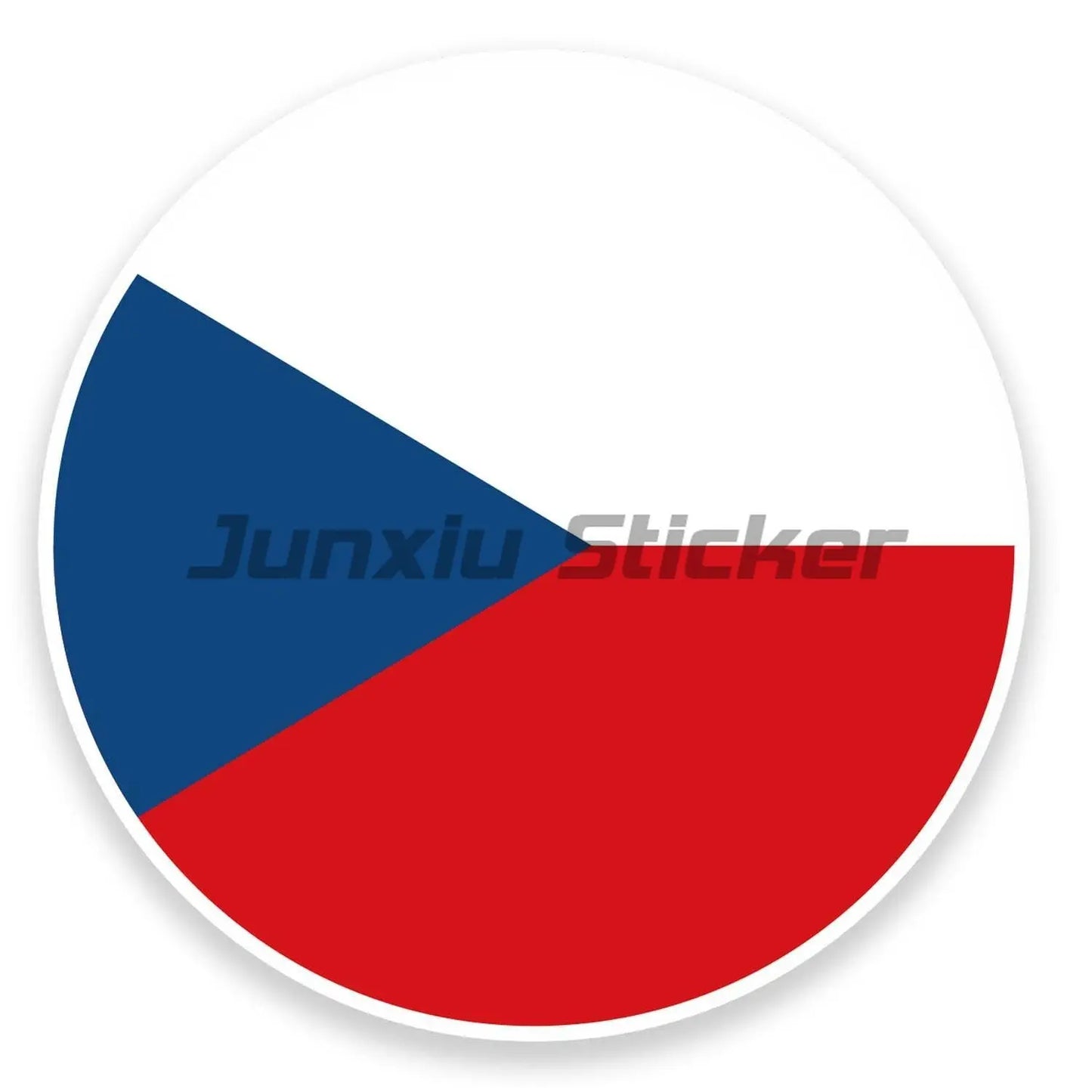 Czech Republic Flag Map European Country Decals Window Door Car Laptop Sticker