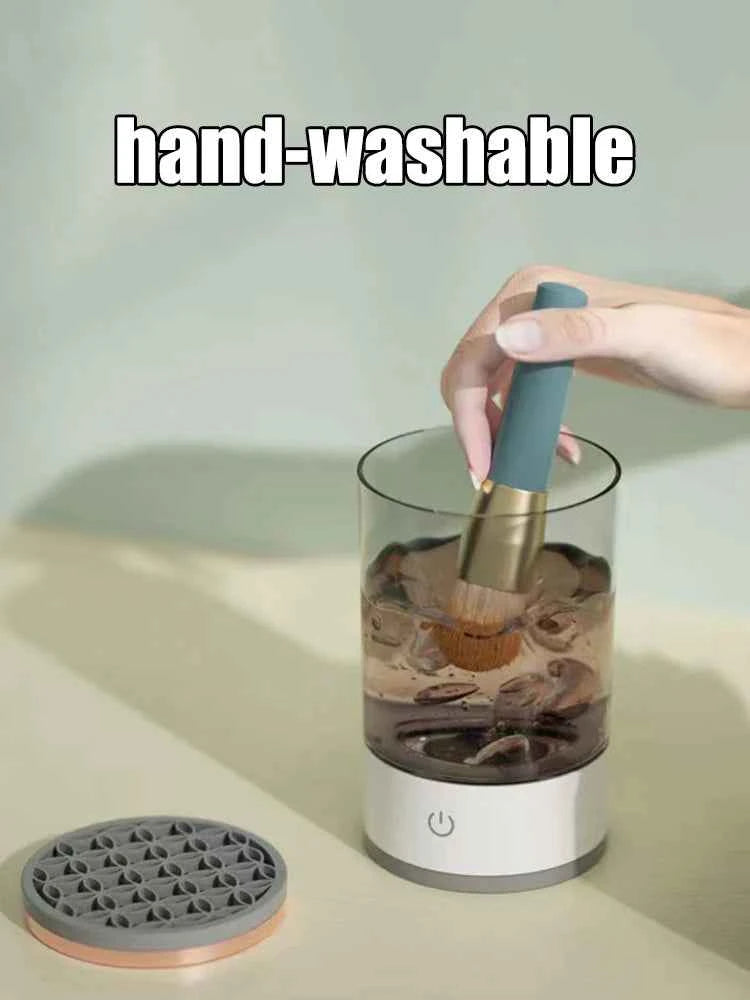 Makeup Brush Cleaner Is An Automatic Rotating Brush Cleaner For Deep Cleaning One Click Operation Is Suitable For All Makeup