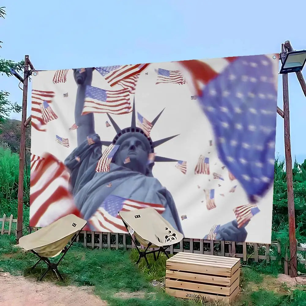 American Flag USA Printed Large Flag Art Science Fiction Room Home Decor Decor Banner