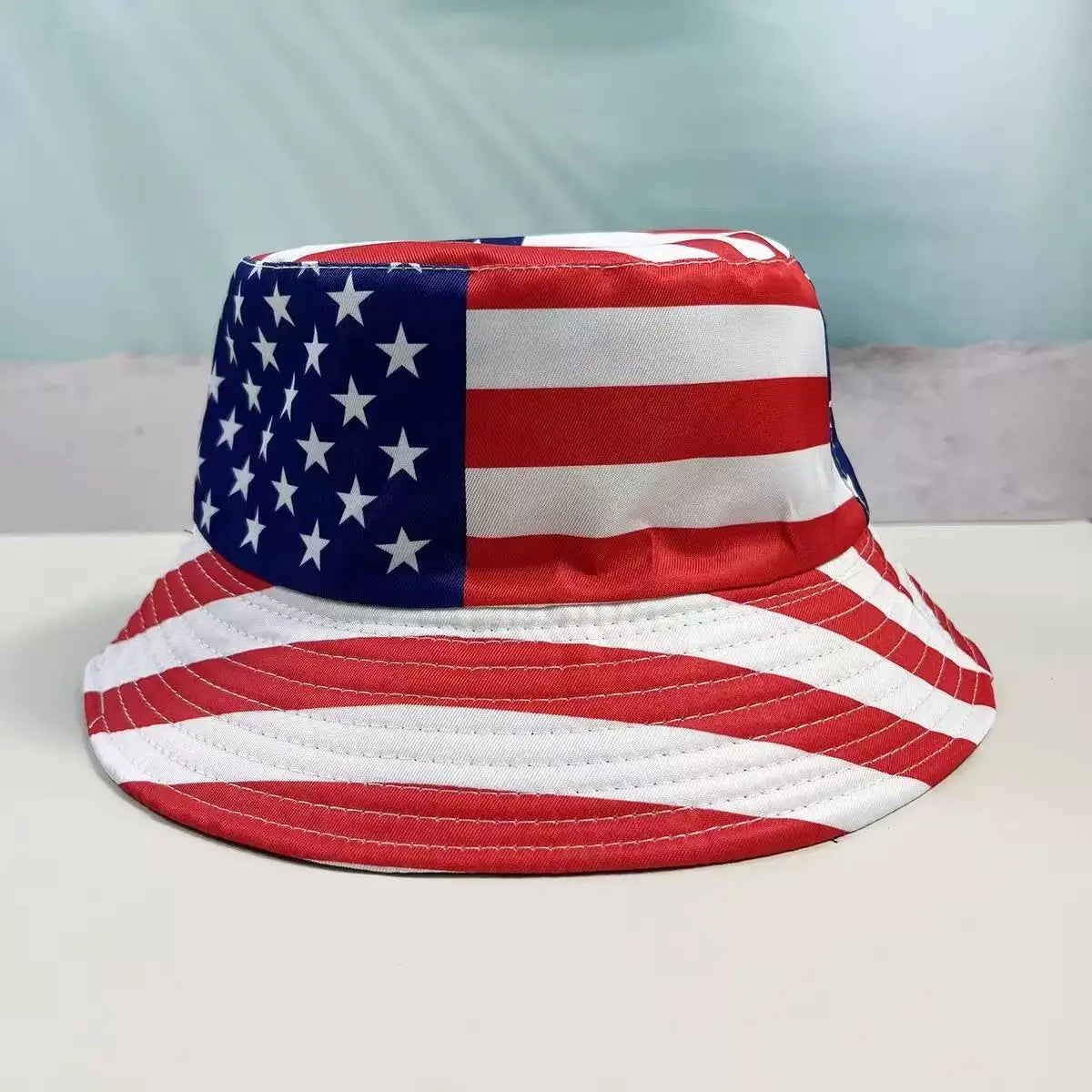 USA Canada Mexico Flag Printed Fisherman Hat Football Soccer Sports Fans Cheering Cap Sun Protection Bucket Fishing Hat