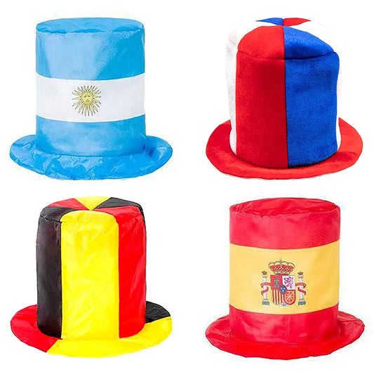 2026 Global Football Events National Team Flag Hat Soccer Tournament Fans Top Hat for Football Party Carnival and Celebrations