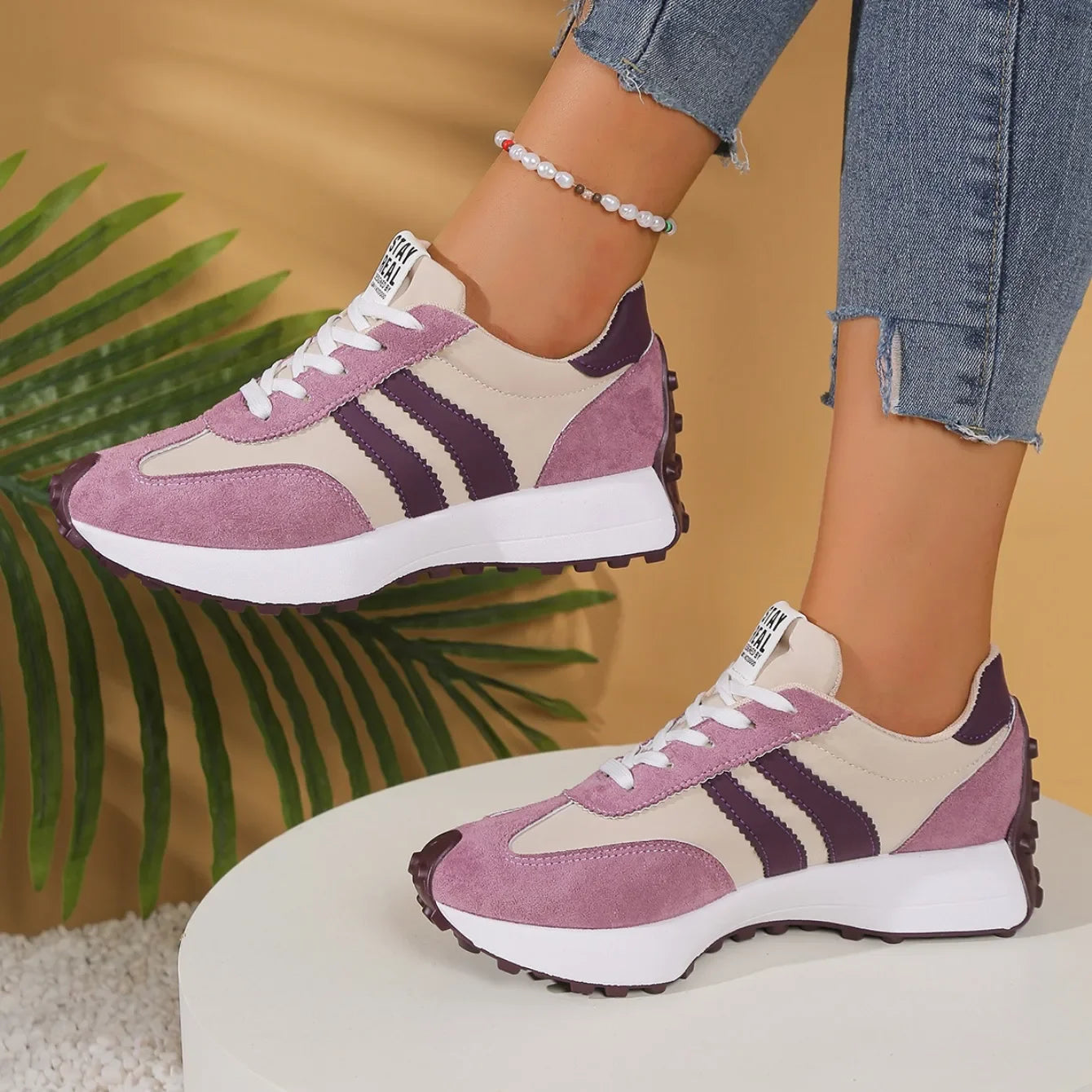 2025 New Trendy Women Casual Shoes Autumn Versatile Height