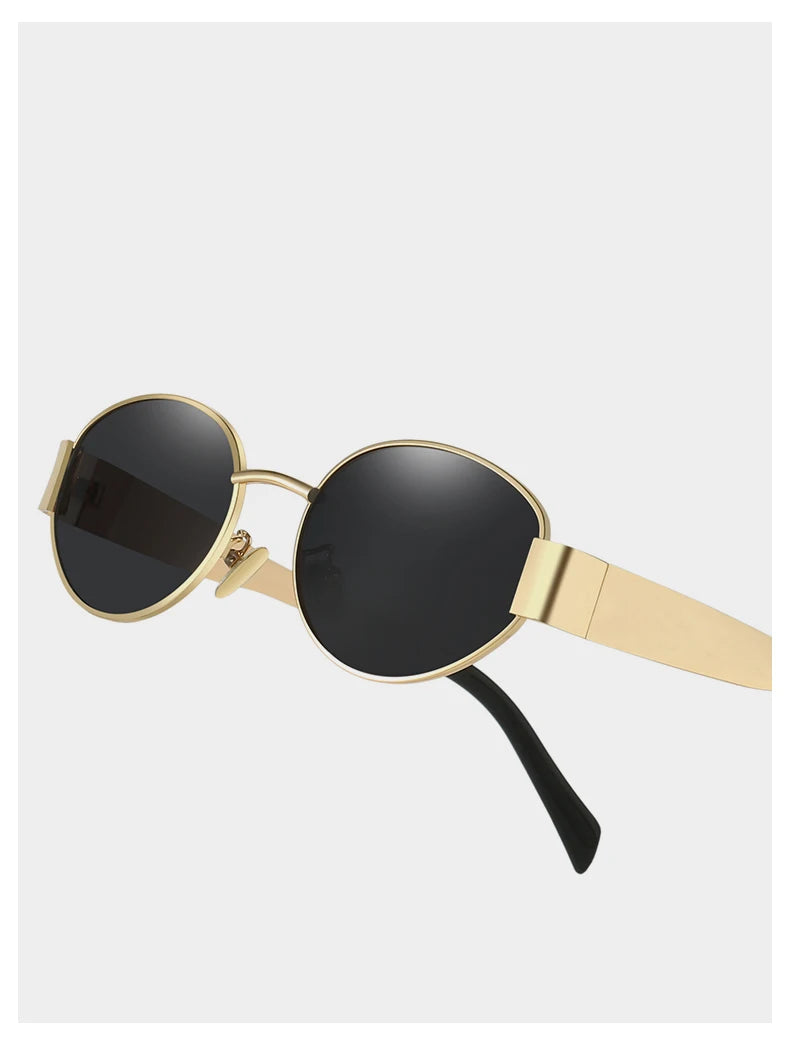 New Sunglasses For Women And Men Sun Glasses Alloy Oval Eyewear