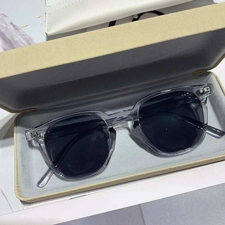 Sunglasses for women, summer, high-end, ins, UV protection, strong light, brown, myopia, sunglasses, men's trendy driving