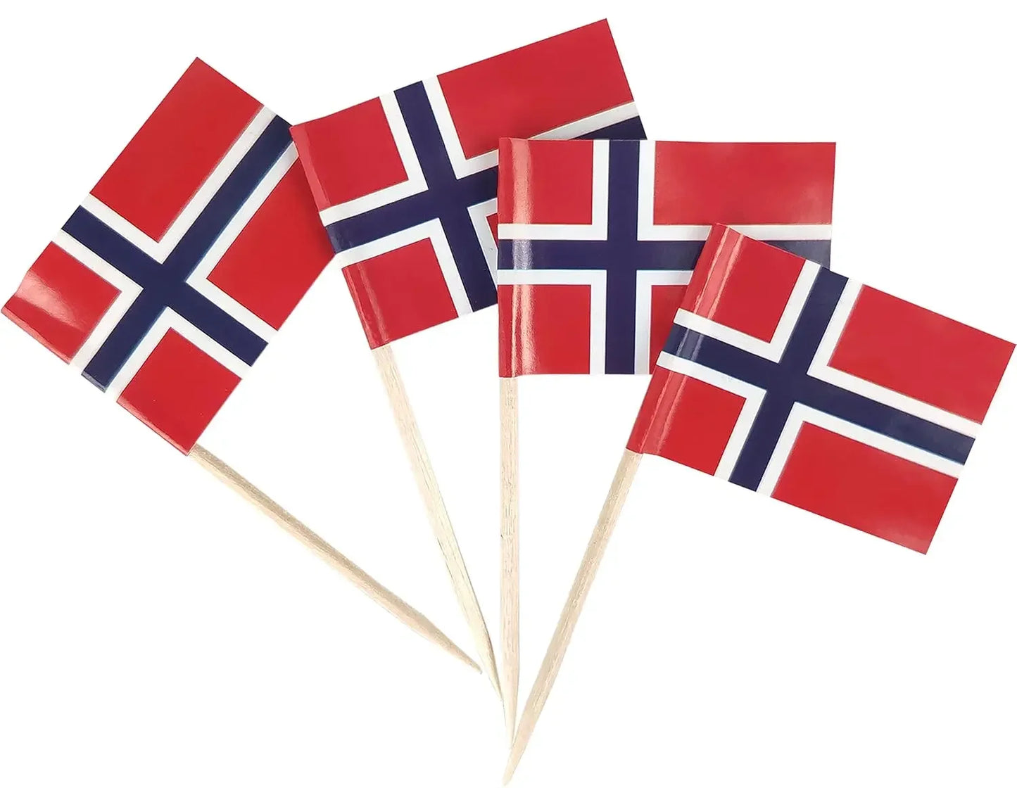 England Flag Toothpick,100 Pcs England Cupcake Toppers, Small England Stick Flags Double-sided for Football Party Decorations