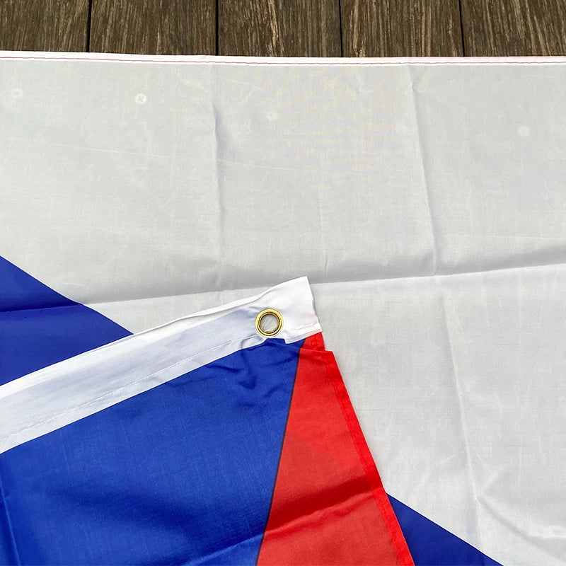 xvggdg    czech Flag 3ft x 5ft Hanging czech republic  Flag Polyester standard Flag Banner