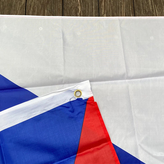 xvggdg    czech Flag 3ft x 5ft Hanging czech republic  Flag Polyester standard Flag Banner