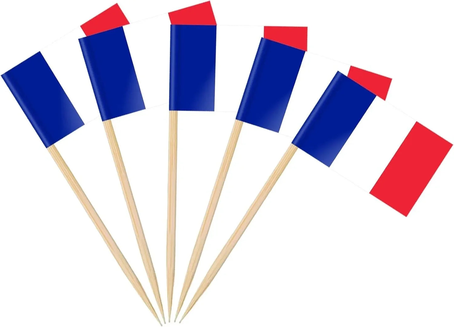 England Flag Toothpick,100 Pcs England Cupcake Toppers, Small England Stick Flags Double-sided for Football Party Decorations