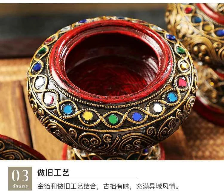 Home decoration, living room, TV cabinet, entrance, light luxury handicrafts, exotic ornaments