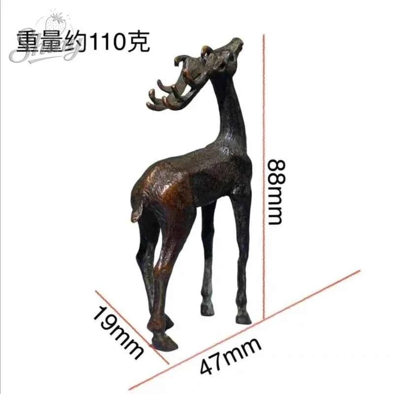 Antique Retro Deer Mascot with You All The Way Home Desktop Decorations