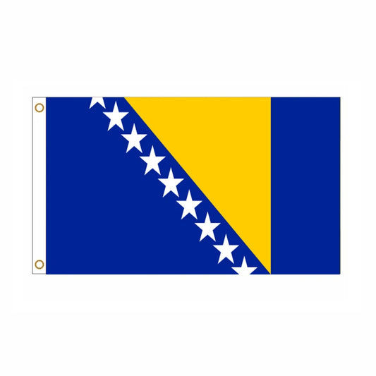 90x150cm Bosnia and Herzegovina Flag 3X5Fts BIH BA Bosna Hercegovina Flag For Decoration Hanging National flag