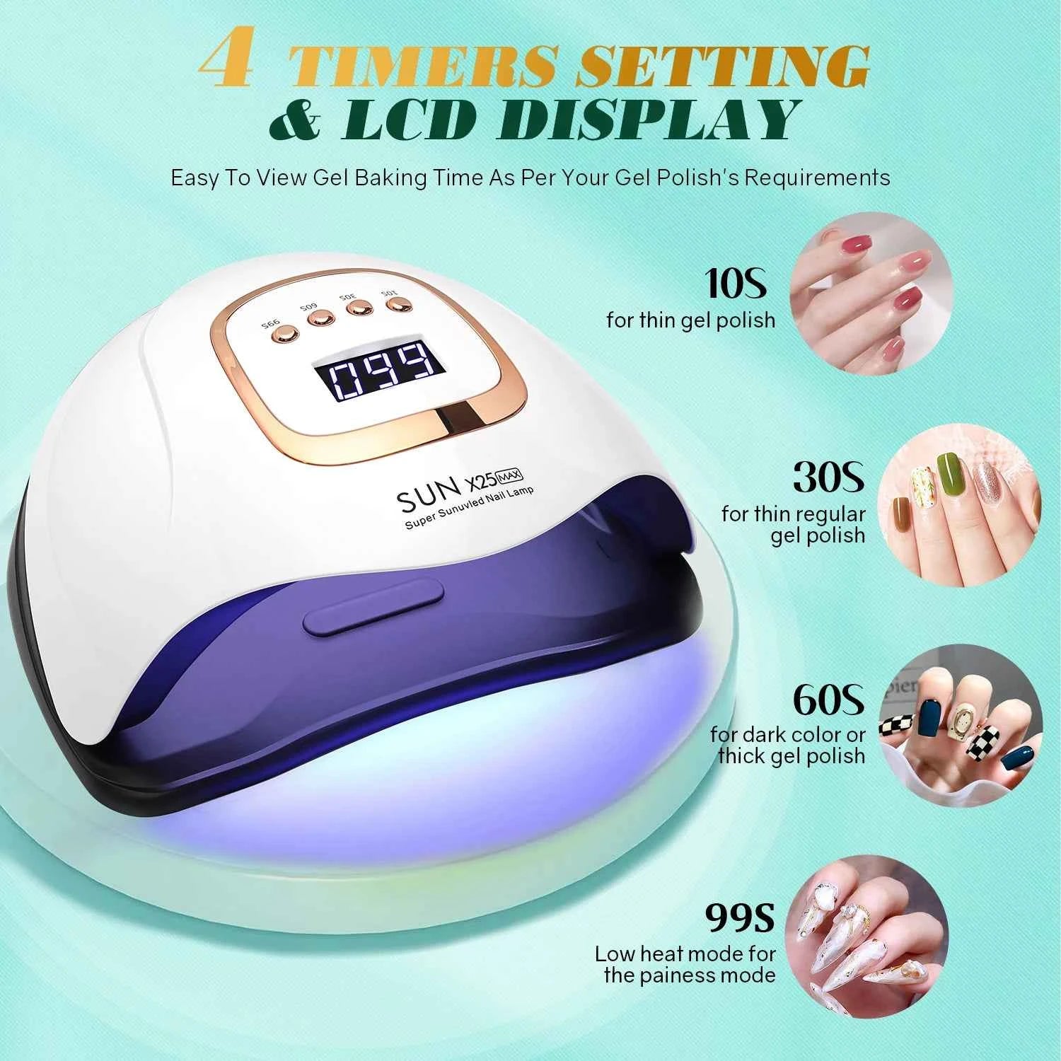 UV LED Nail Lamp 380W Nail Curing Lamps
