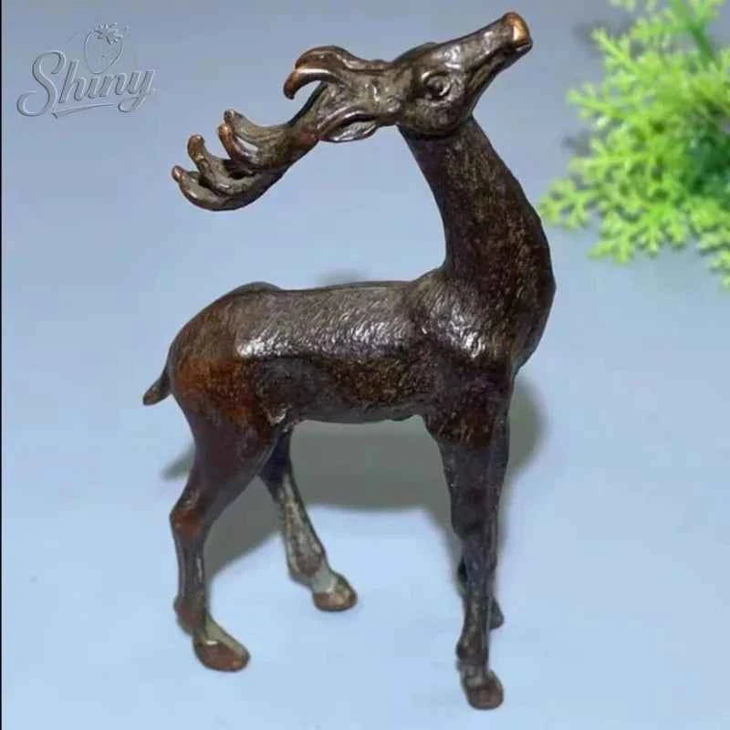 Antique Retro Deer Mascot with You All The Way Home Desktop Decorations