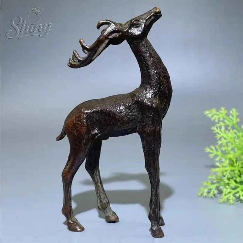 Antique Retro Deer Mascot with You All The Way Home Desktop Decorations