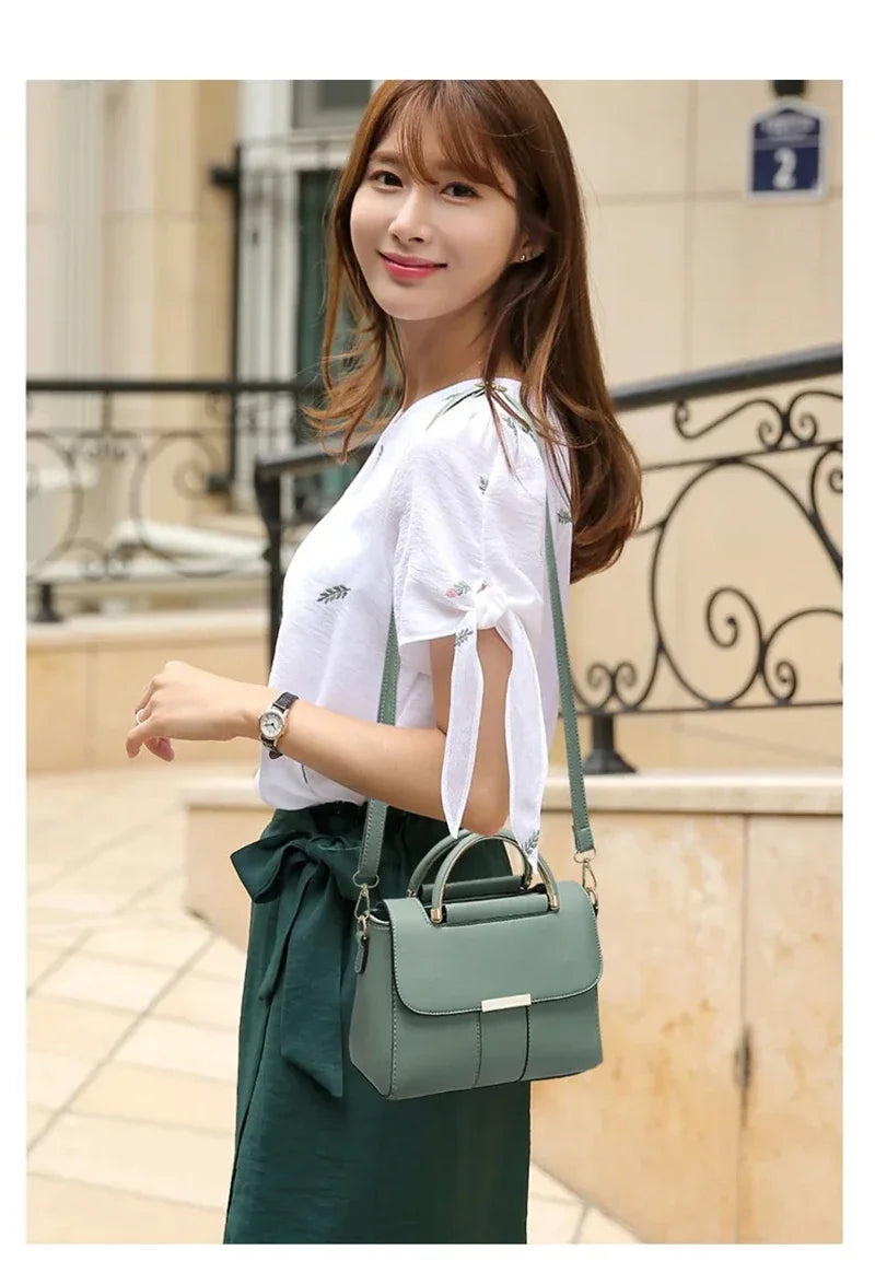 PU Leather Handbag Purse Women's Bag Trend Designer Shoulder Crossbody Sac Lady Messenger Small Tote Hand Pouch