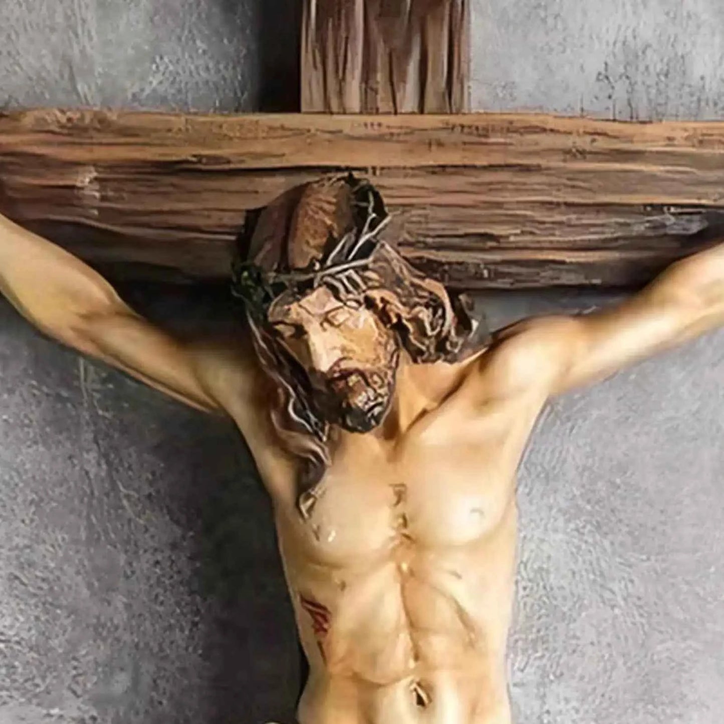 Jesus Decor 9.6 Inch Resin Religious Decoration Jesus Statue for Home Wall Table Room Bookshelf Church decorative piece