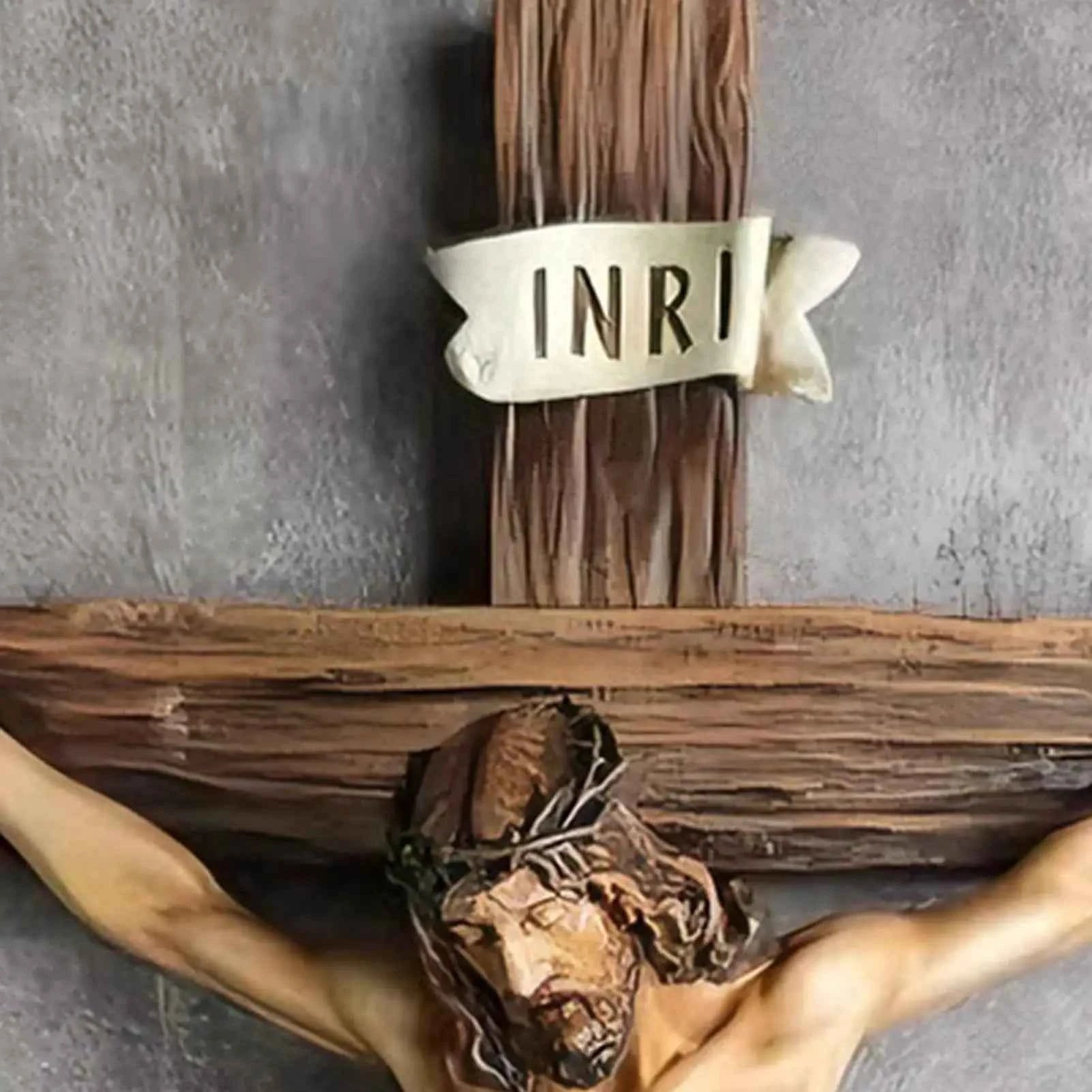 Jesus Decor 9.6 Inch Resin Religious Decoration Jesus Statue for Home Wall Table Room Bookshelf Church decorative piece