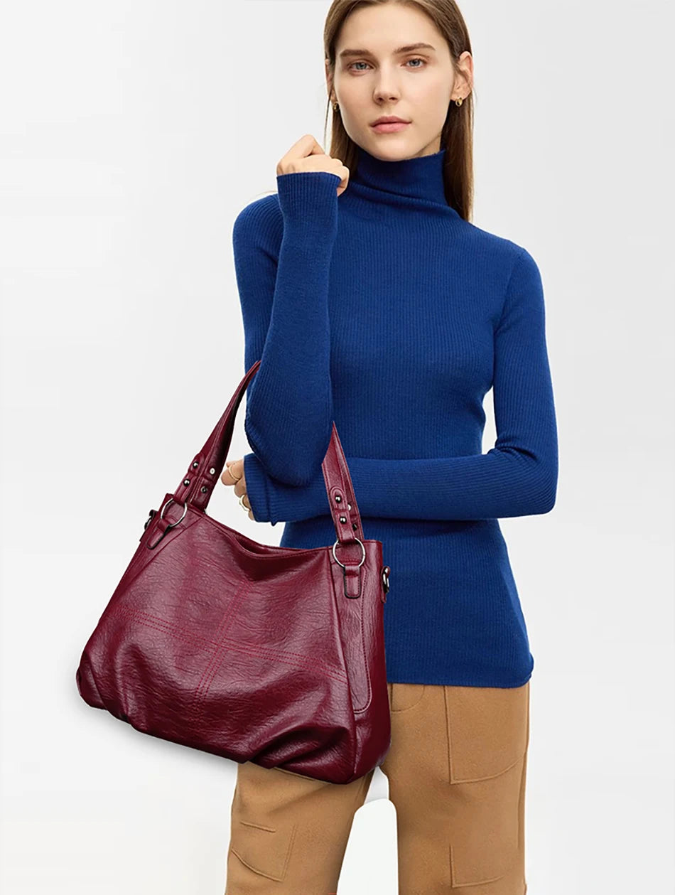 Fashionable Simple Tote Bag High Quality  Large Capacity Women's Shoulder Bags