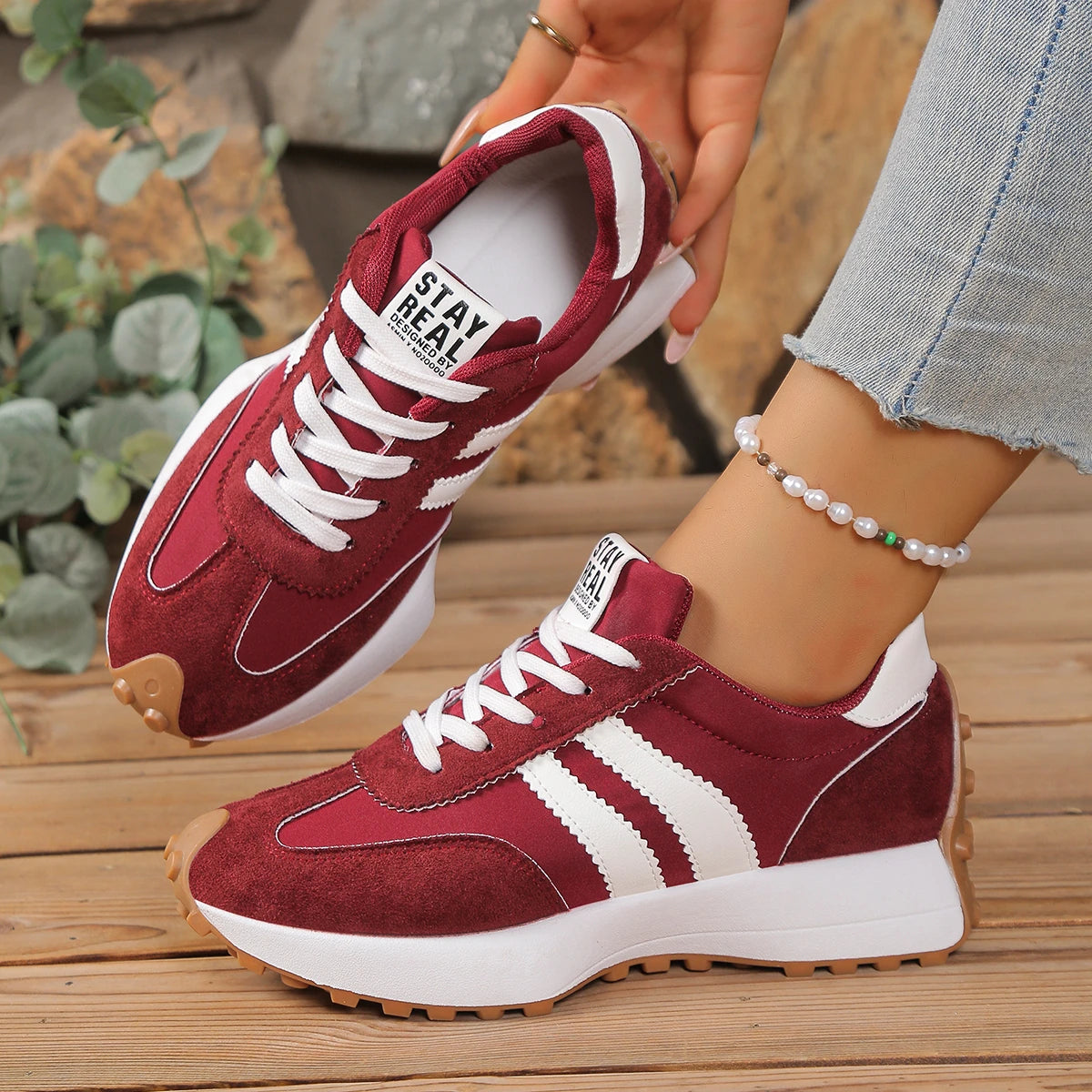 2025 New Trendy Women Casual Shoes Autumn Versatile Height