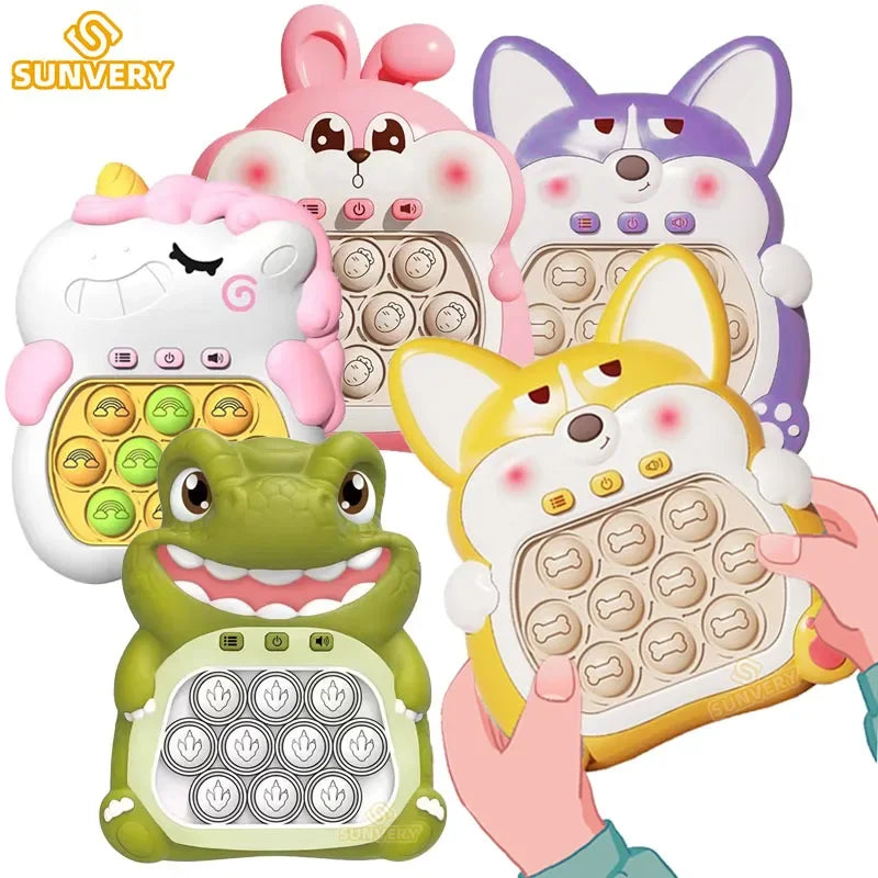 Animal Fidget Toys for Children Adults Kawaii Trend Figet Toy Kids Fun Push Bubble down Antistress toy Girls Boys Birthday Gift