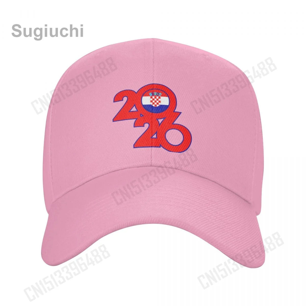 Croatia Flag With 2026 Baseball Cap Sun Breathable Adjustable Men Women Outdoor Soccer Hat For Fans Gift